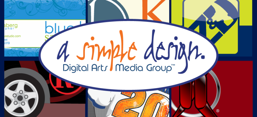 A Simple Design logo banner art
