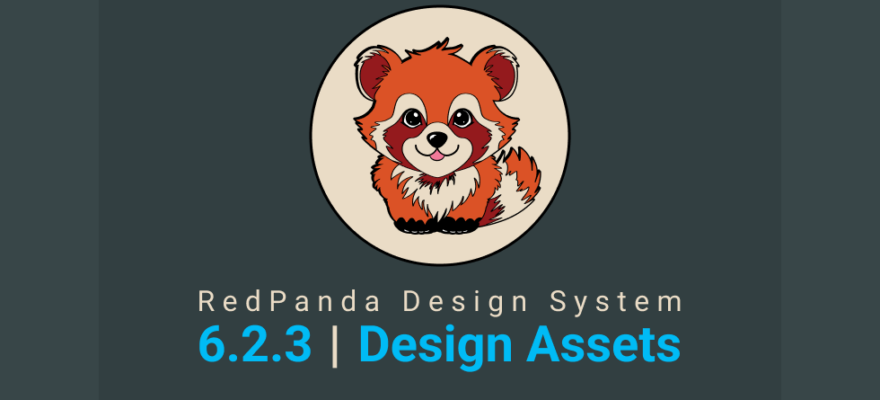 Red panda design system cover image.
