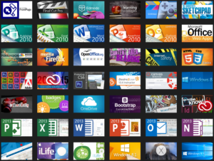 Example or Atomic Learning's course thumbnails
